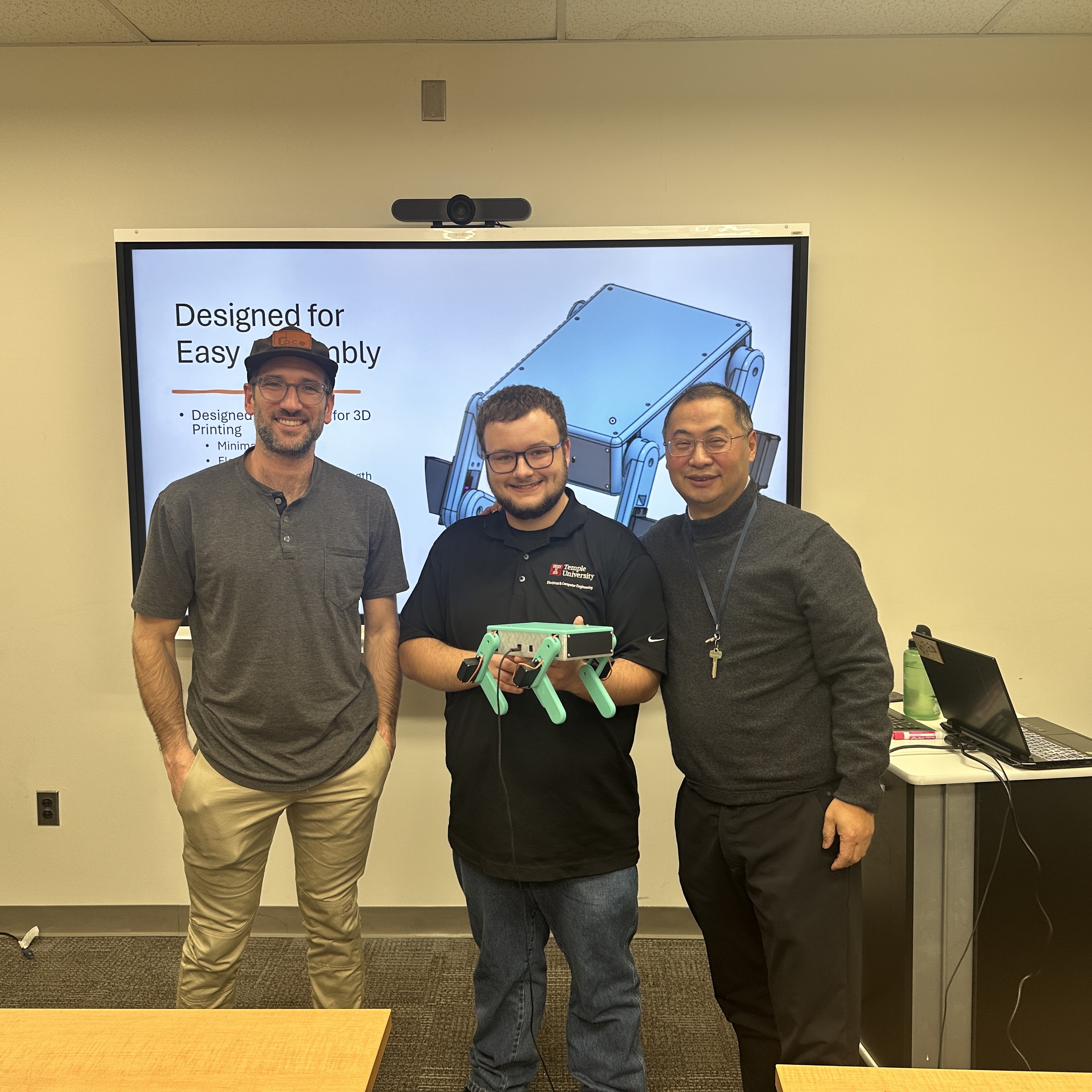 Chris Pullen defended his master project