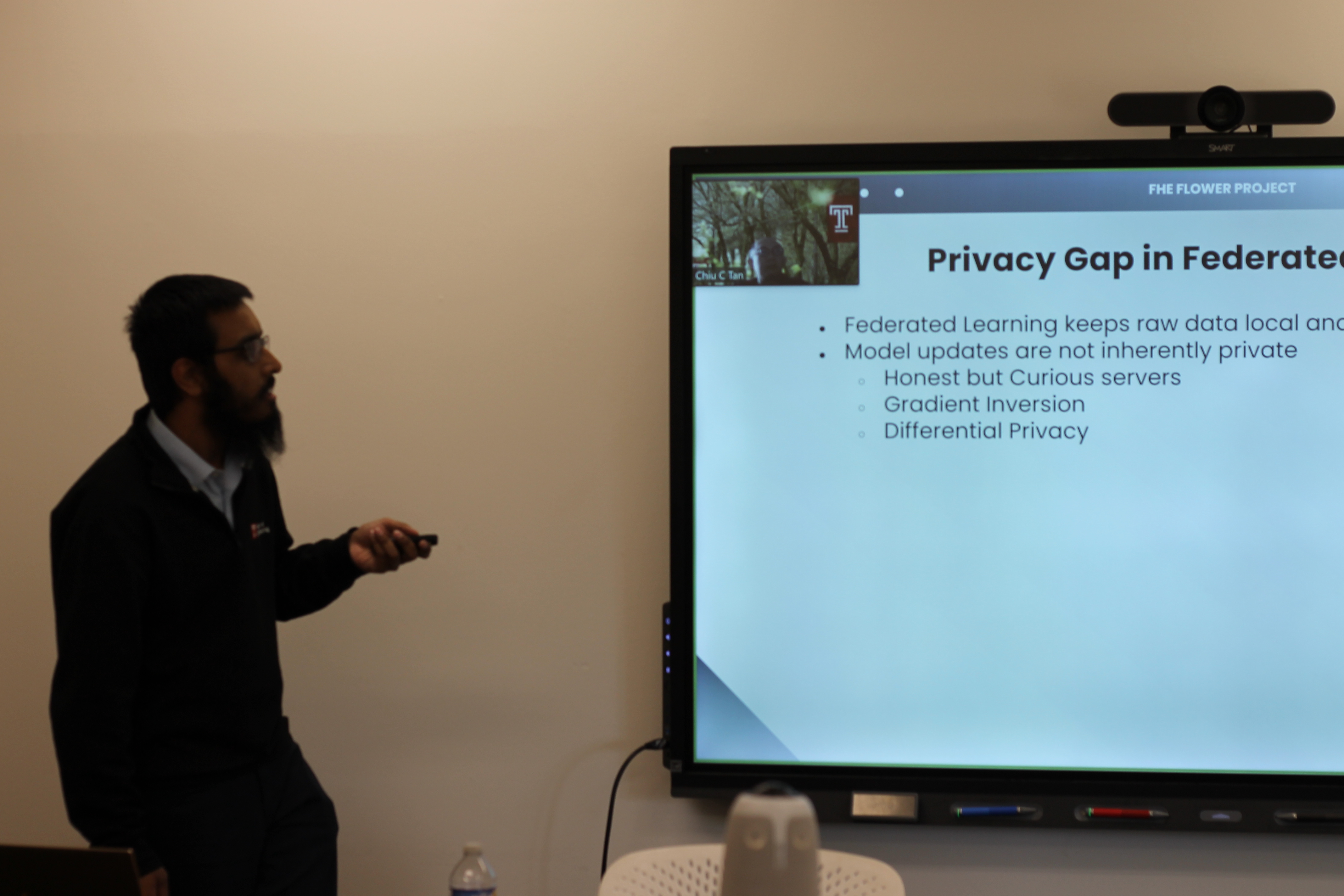 Sarker Mohammed Successfully Defended His Master's Project